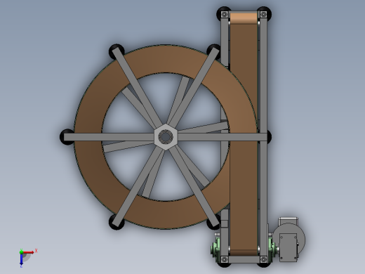网带螺旋机sw16可编辑俯视缩略图