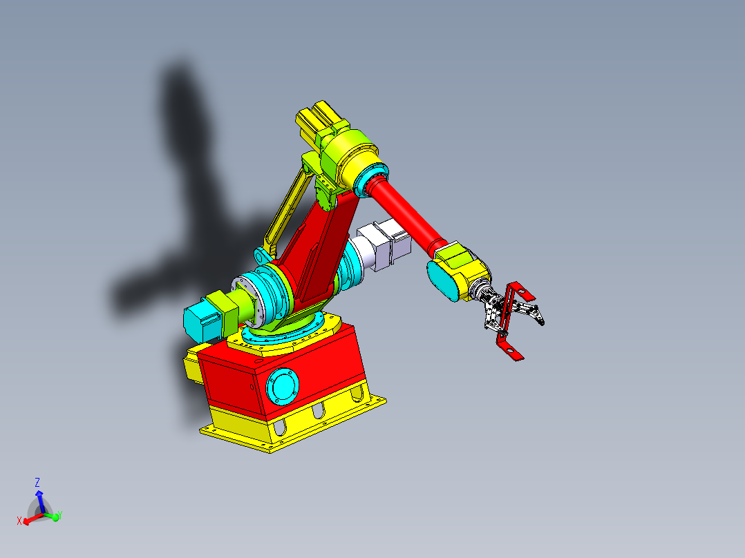 抓取搬运机械手机械臂sw21可编辑