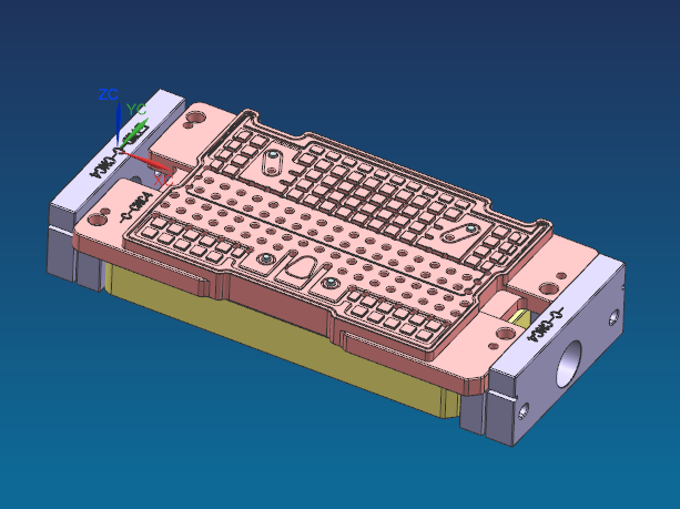 电脑外壳铣HINGE缺口治具