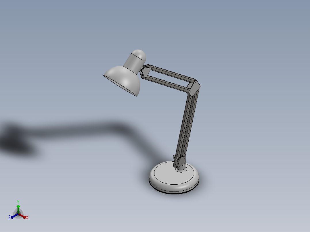 台灯正等轴测图