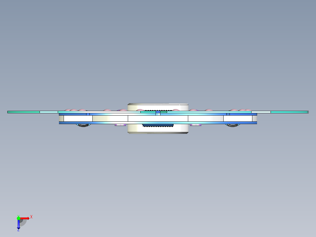 别克君威膜片弹簧离合器俯视图