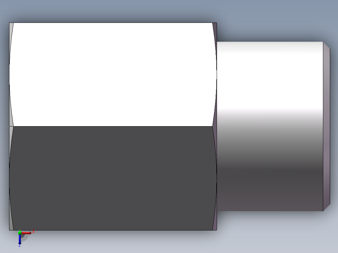 直通内螺纹接头、5DM-18-16俯视图