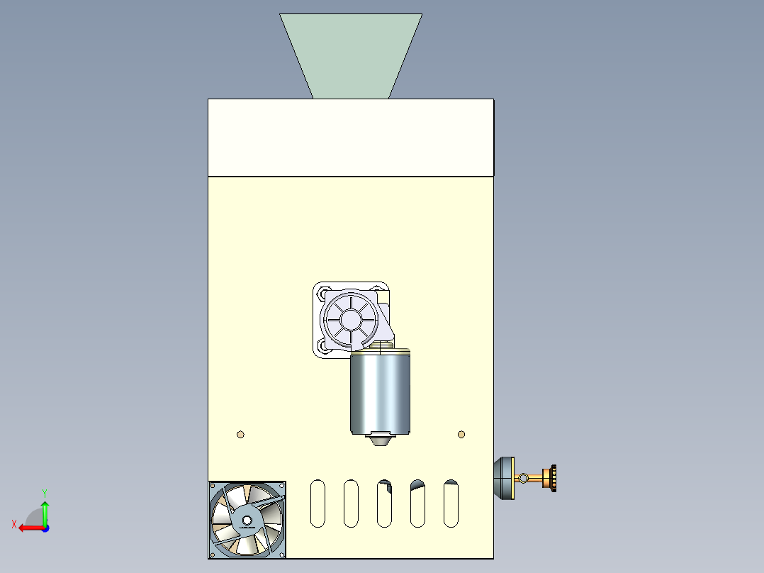 A3003588-DIY 咖啡烘焙机后视图
