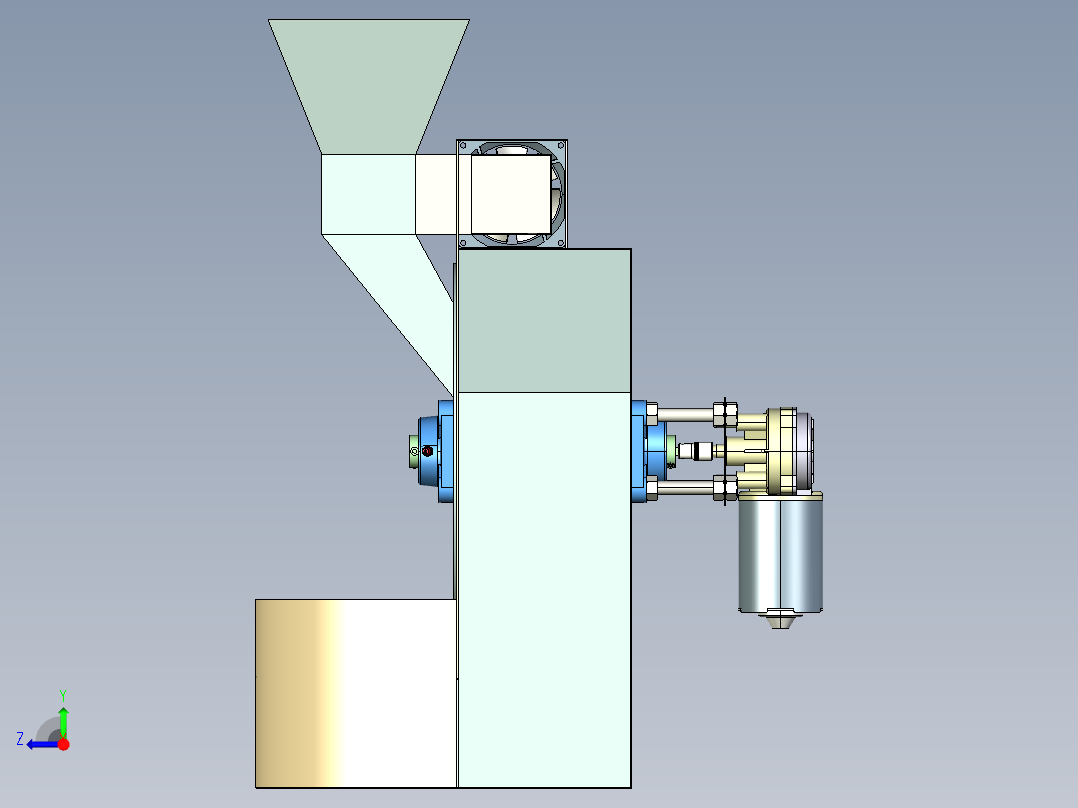 A3003588-DIY 咖啡烘焙机右视图