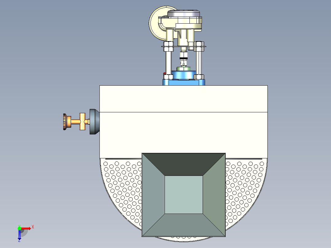 A3003588-DIY 咖啡烘焙机俯视图