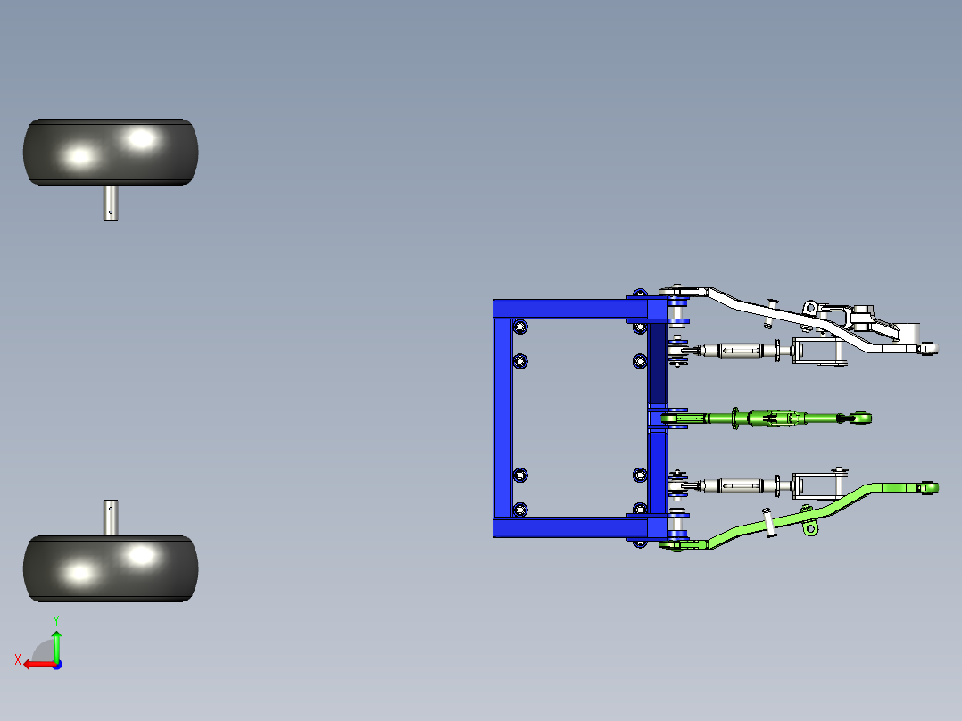 B2004589-木材削片机后视图