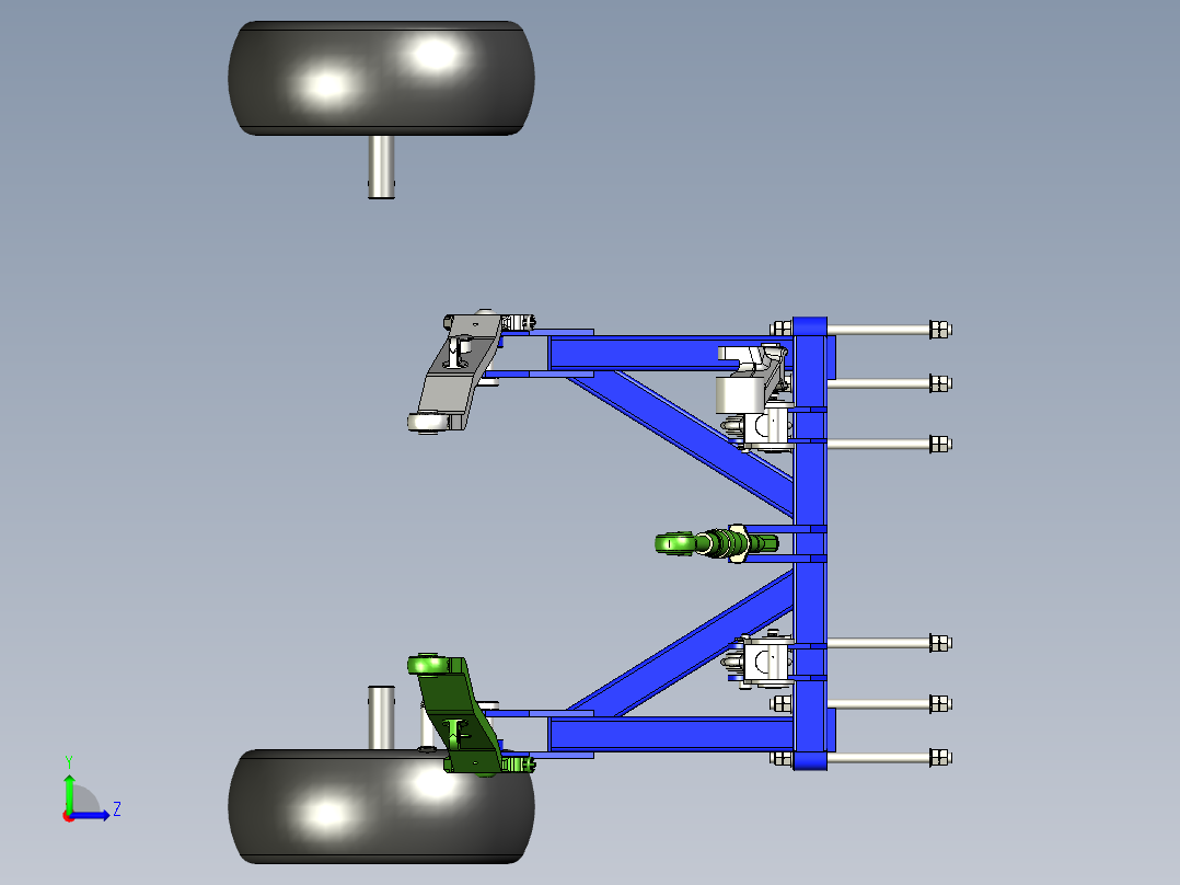 B2004589-木材削片机左视图