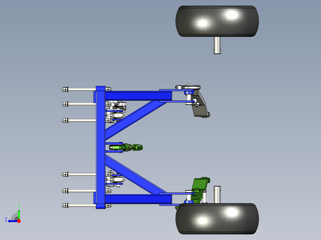 B2004589-木材削片机右视图