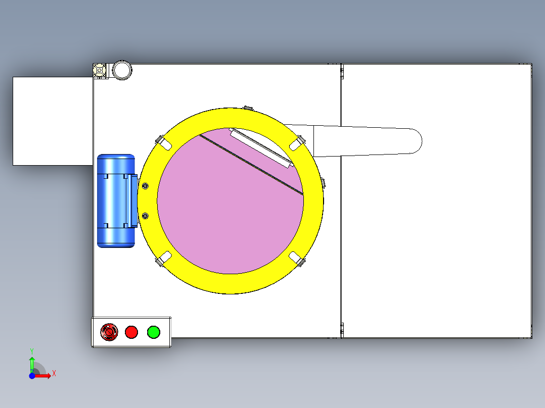 B3003900-振动筛前视图