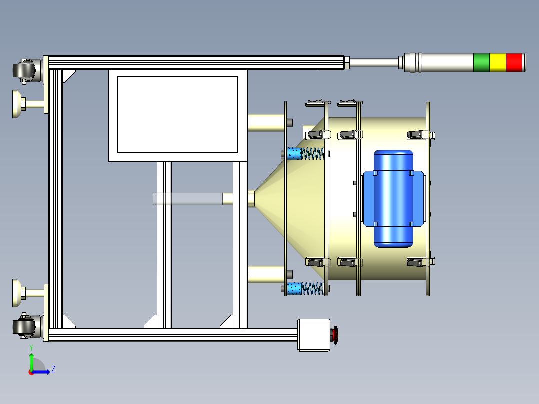 B3003900-振动筛左视图