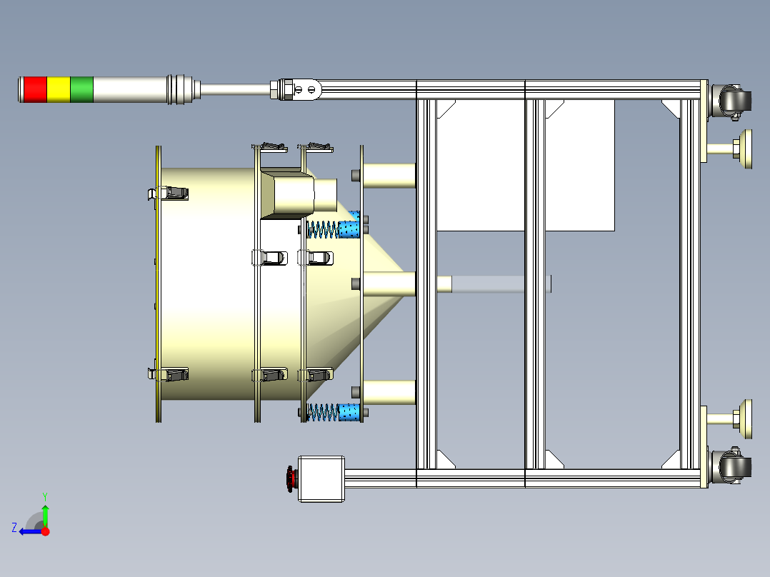B3003900-振动筛右视图