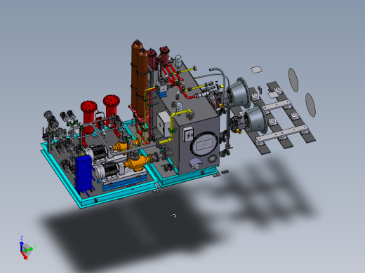 二十辊高压站 STP