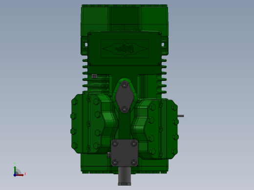 压缩机品牌 Bitzer 型号 4PTC_4KTC_STANDARD俯视缩略图