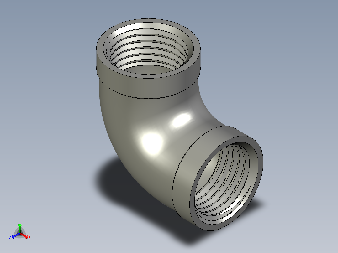 螺纹管弯头-90°等径 DN15