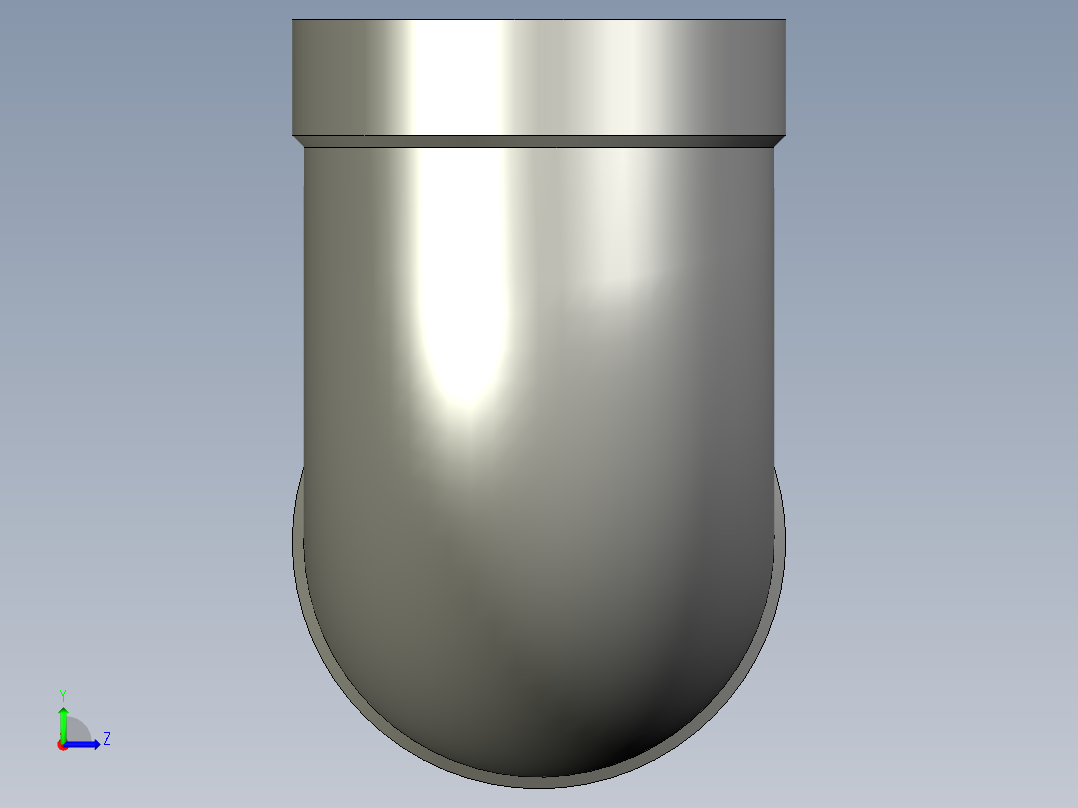 螺纹管弯头-90°等径 DN15左视图