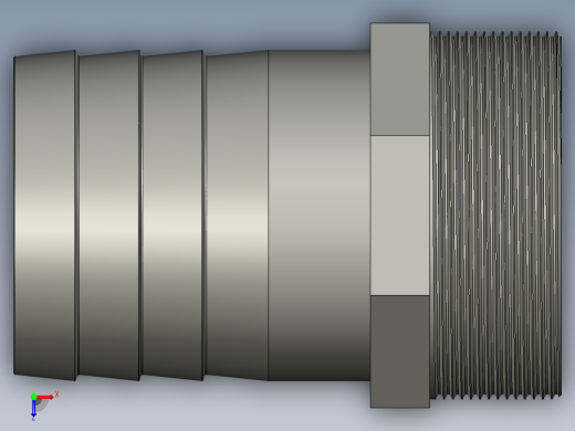 螺纹管水管接头-有边 [DN80X78]俯视缩略图