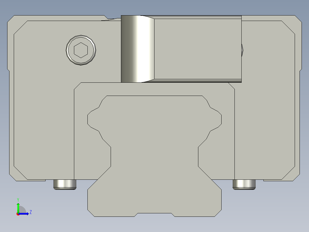 THKHSR20LR2SS-4440L_LF-B左视图