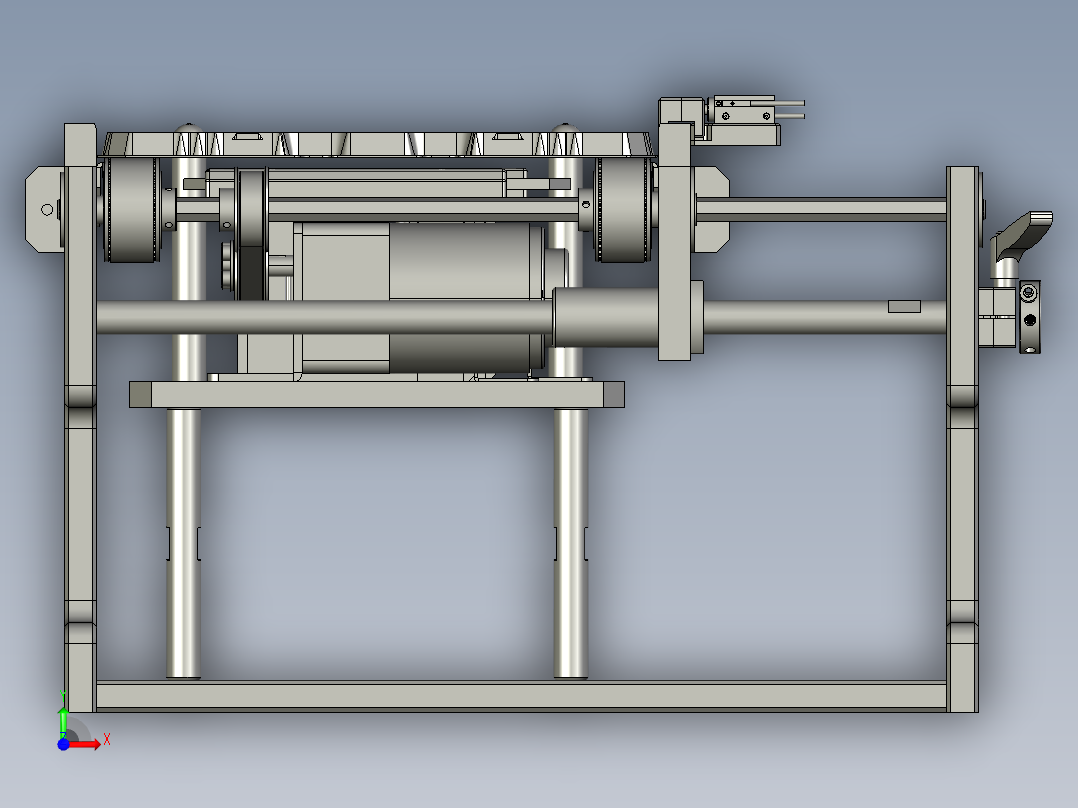 皮带线模组前视图