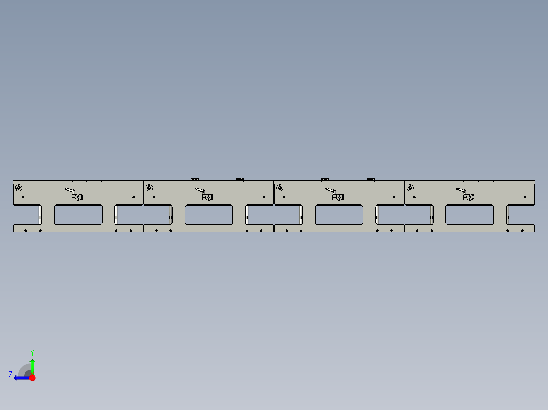皮带线模组右视图