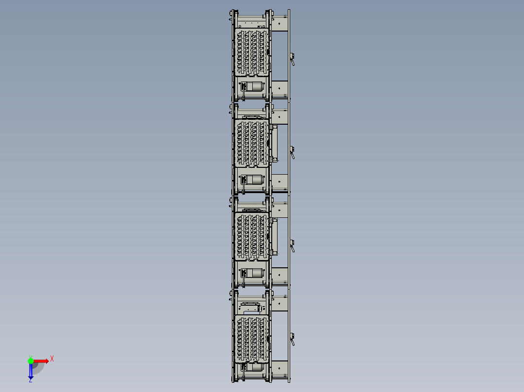 皮带线模组俯视图