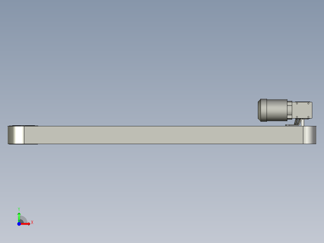YLU055-001-85mm链板线3D图前视图