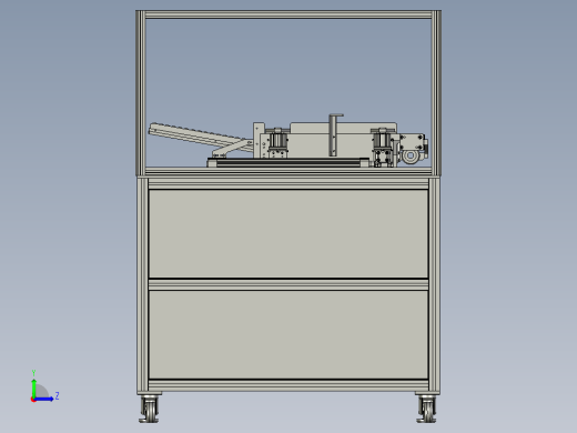 转子运输固定装置左视缩略图