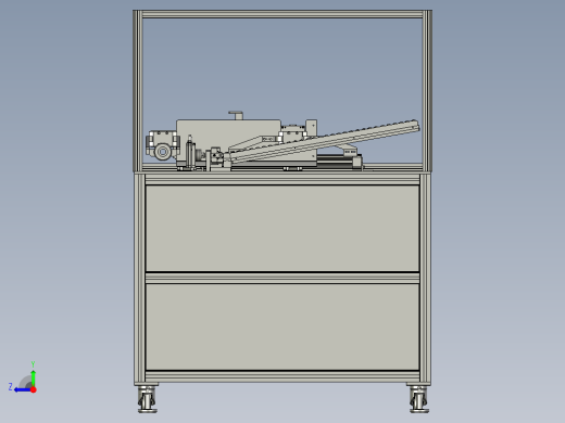 转子运输固定装置右视缩略图