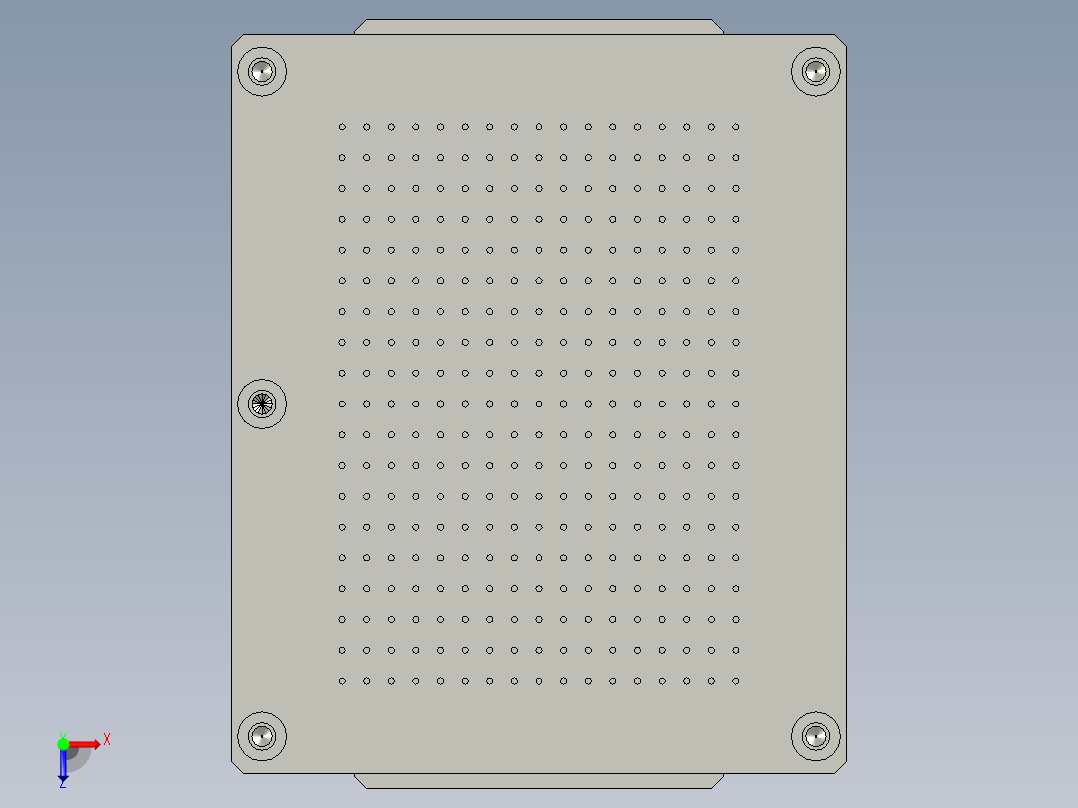 全自动铜膜天线切割检测自动化生产线S2d01-012底膜吸附平台俯视图