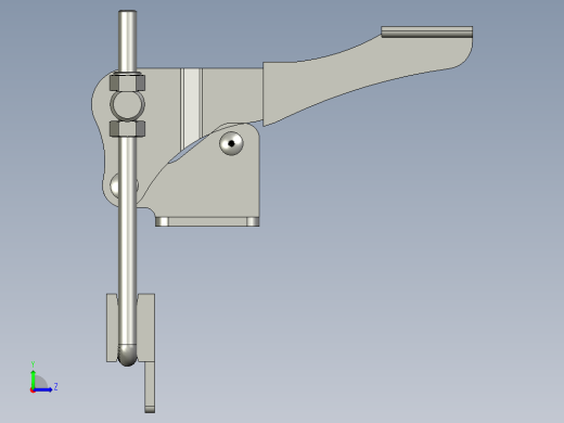 垂直拉紧系列门闩式快速夹钳QC-40334左视缩略图