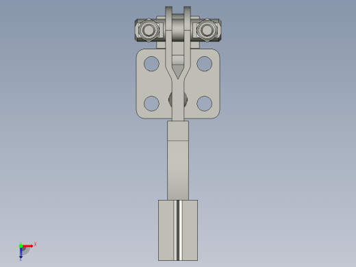 垂直拉紧系列门闩式快速夹钳QC-40334俯视缩略图