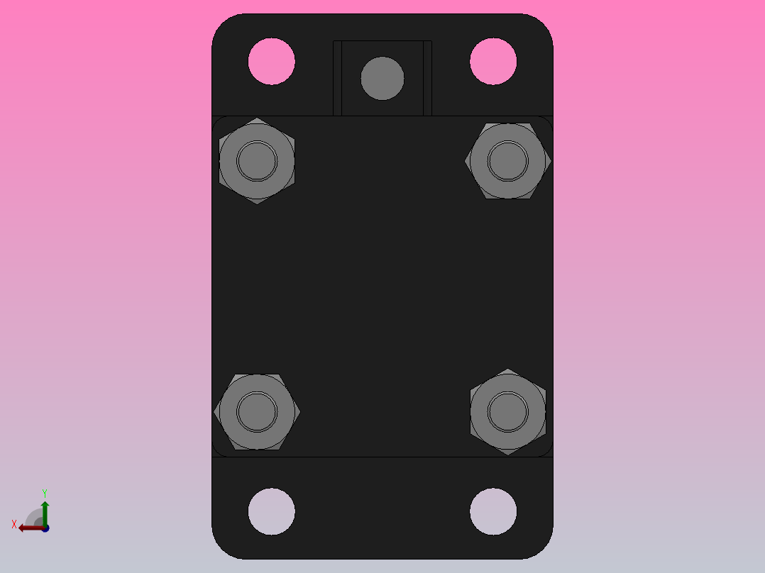 MPTF-3T系列快速型[MPTF-80-200-10-3T-M1-S2-0°]气压增压缸后视图