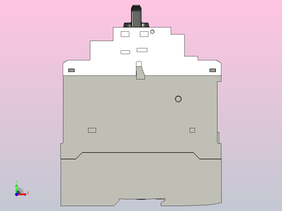 手动电机保护器Weg MPW65前视图