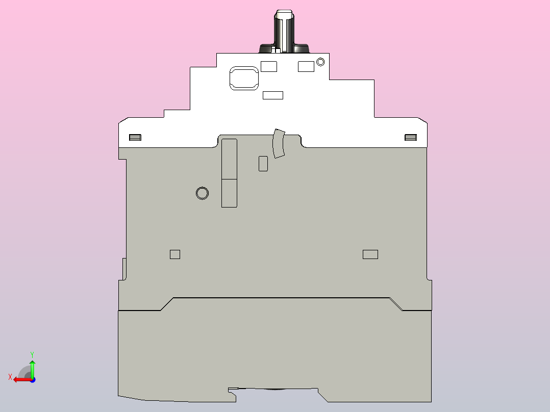 手动电机保护器Weg MPW65后视图