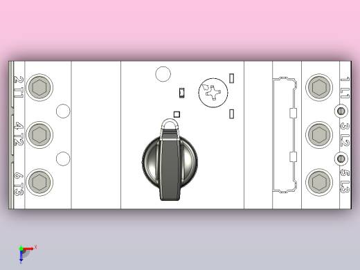 手动电机保护器Weg MPW65俯视缩略图