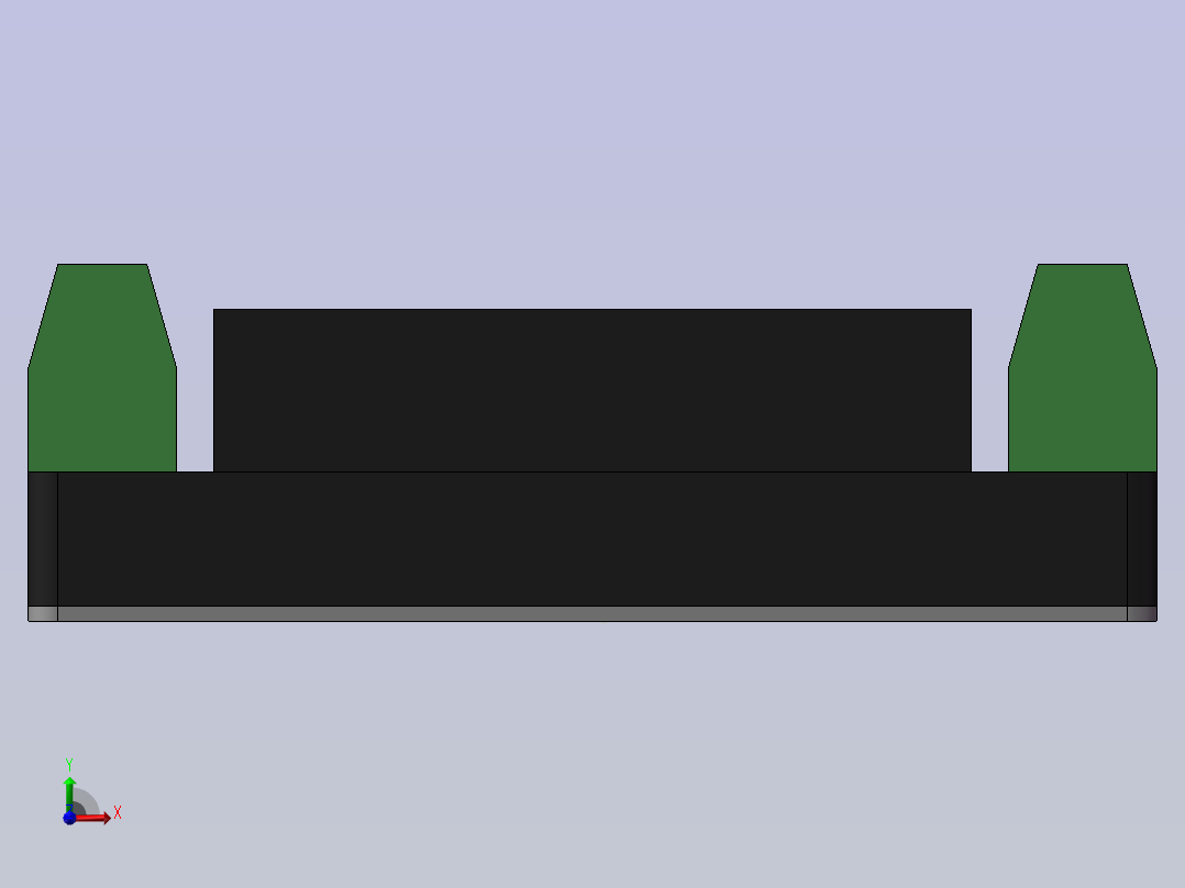 霍尔电源模块URA4812LD-20WR3前视图