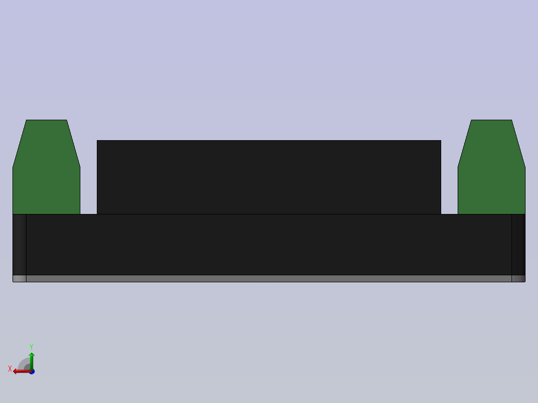 霍尔电源模块URA4812LD-20WR3后视图