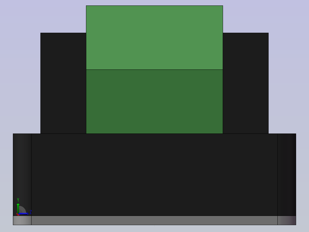 霍尔电源模块URA4812LD-20WR3左视图