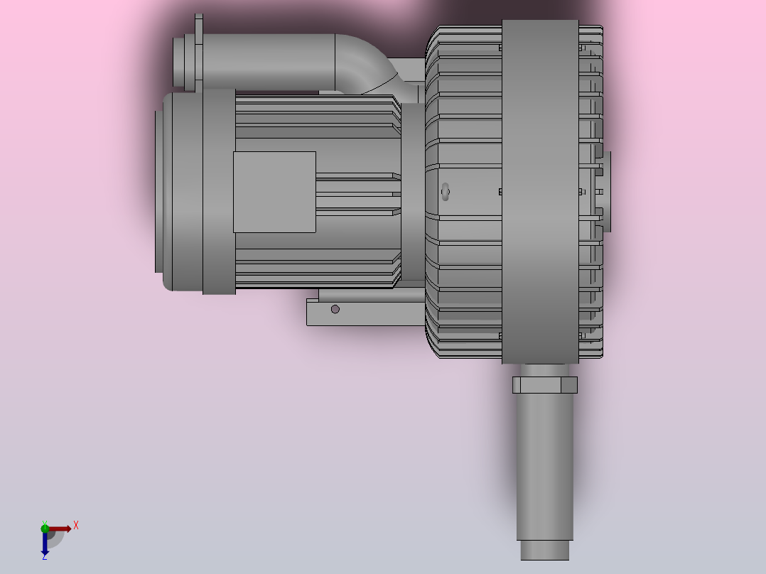DG-630系列[DG-630-26]高压鼓风机俯视图