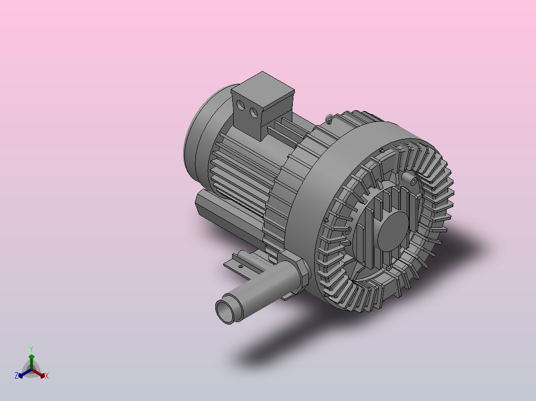 DG-630系列[DG-630-26]高压鼓风机正等轴测图