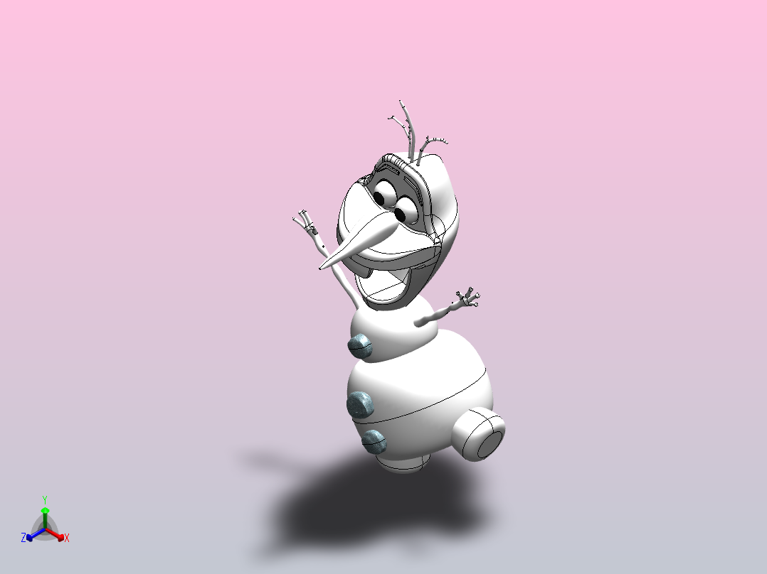 雪宝-2015正等轴测图