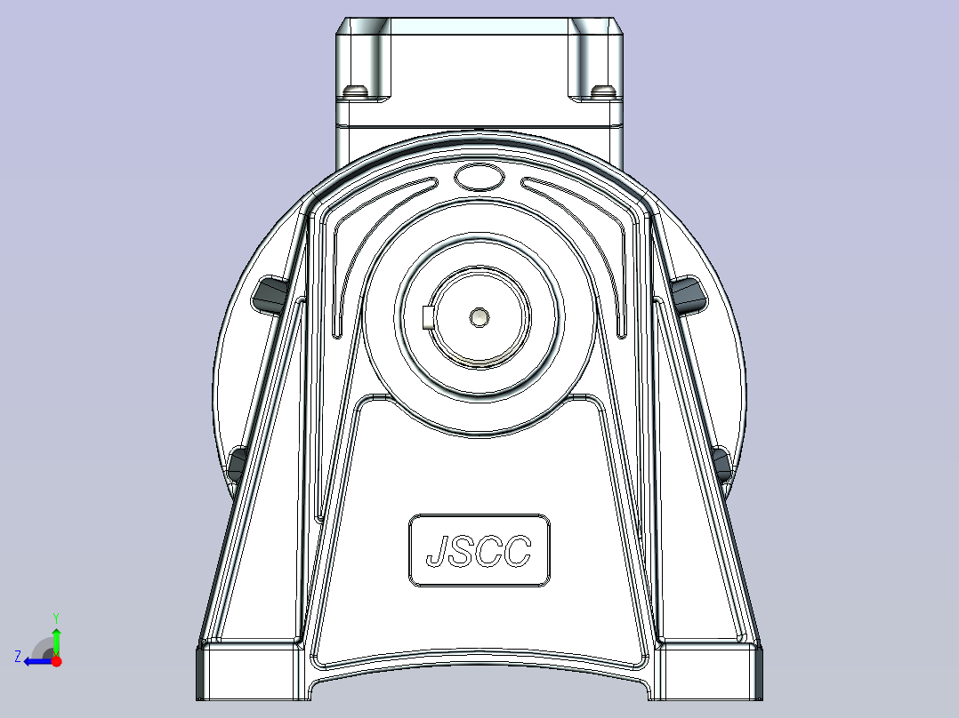 JSCC变频减速电机 f250h03-U右视图