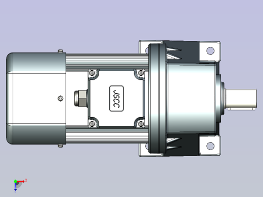 JSCC变频减速电机 f250h03-U俯视缩略图