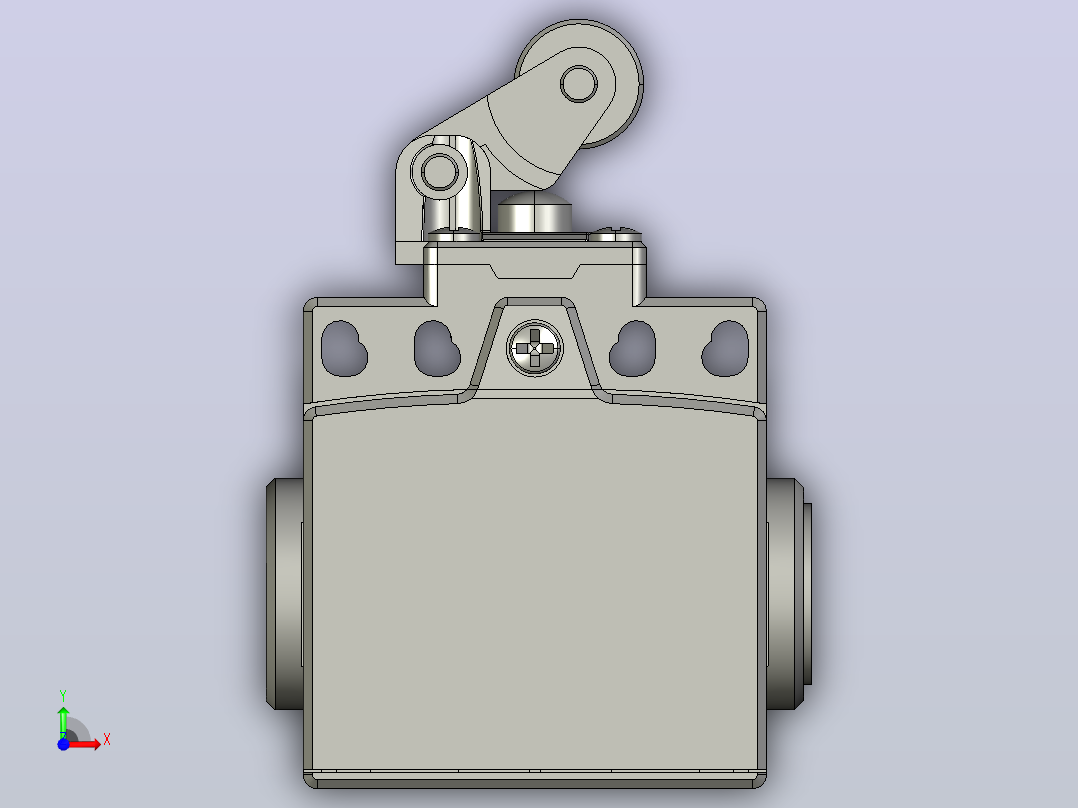 NKX3-14_KM1行程开关三维模型202011前视图