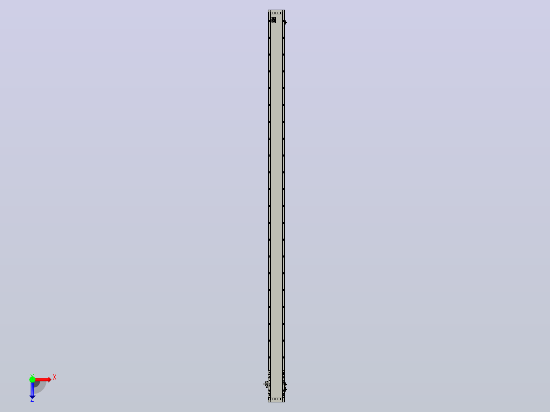 直驱直线电机轴TPA-LNP3-120-35C3-1-L2520-3-C-10-N3俯视图
