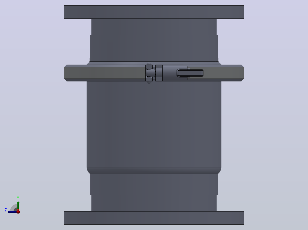 DZHK-04法兰式止回阀[DZHK-04-DN150]右视图