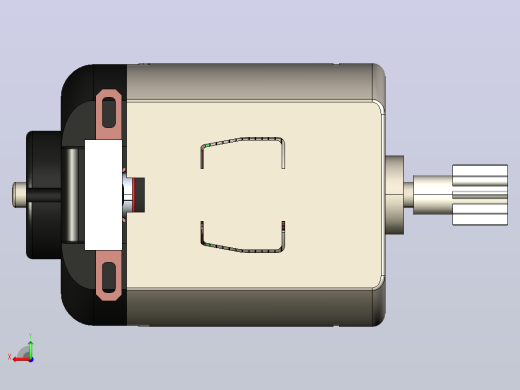 迷你DC有刷电机后视缩略图