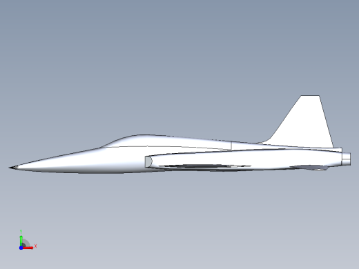 NF-5A自由战斗机前视缩略图