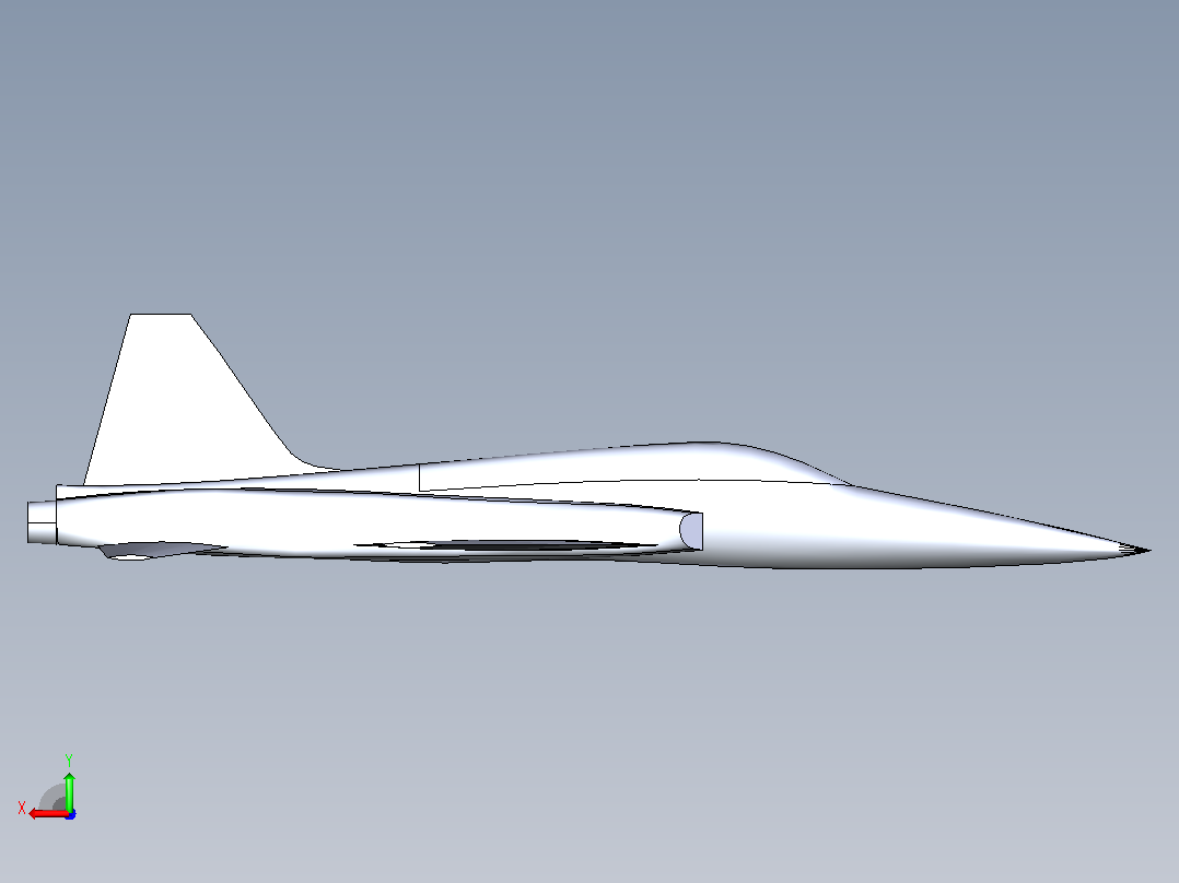 NF-5A自由战斗机后视图