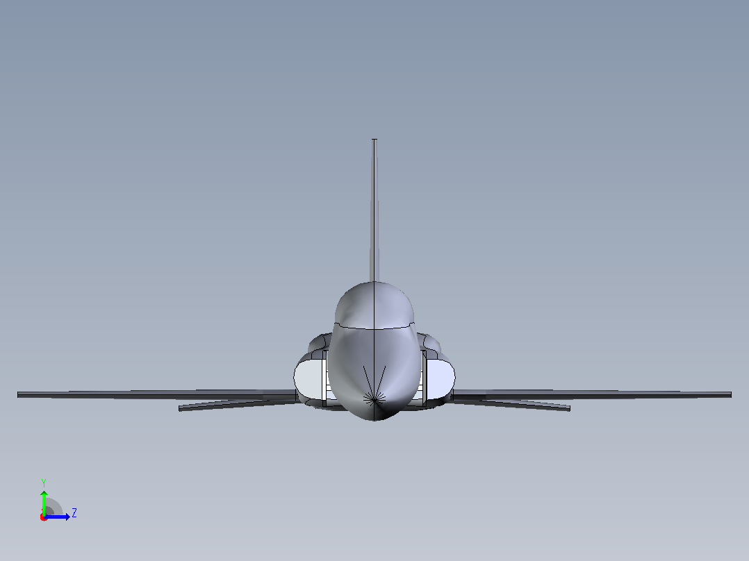 NF-5A自由战斗机左视图