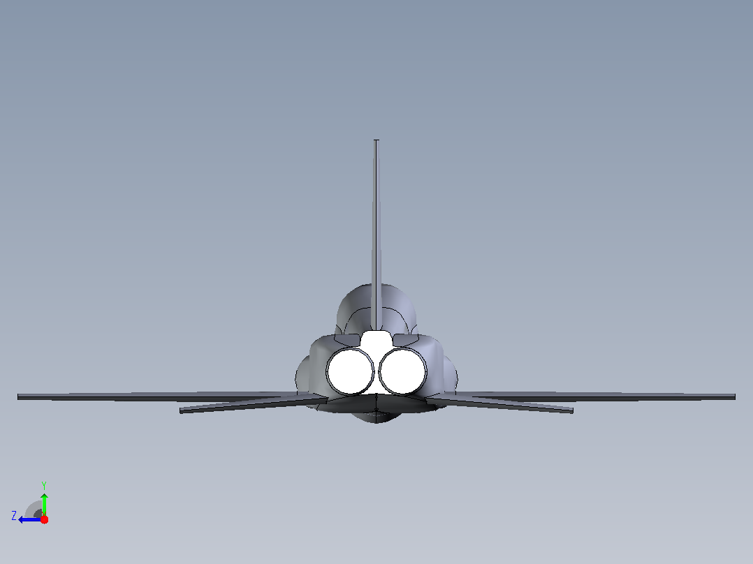 NF-5A自由战斗机右视图